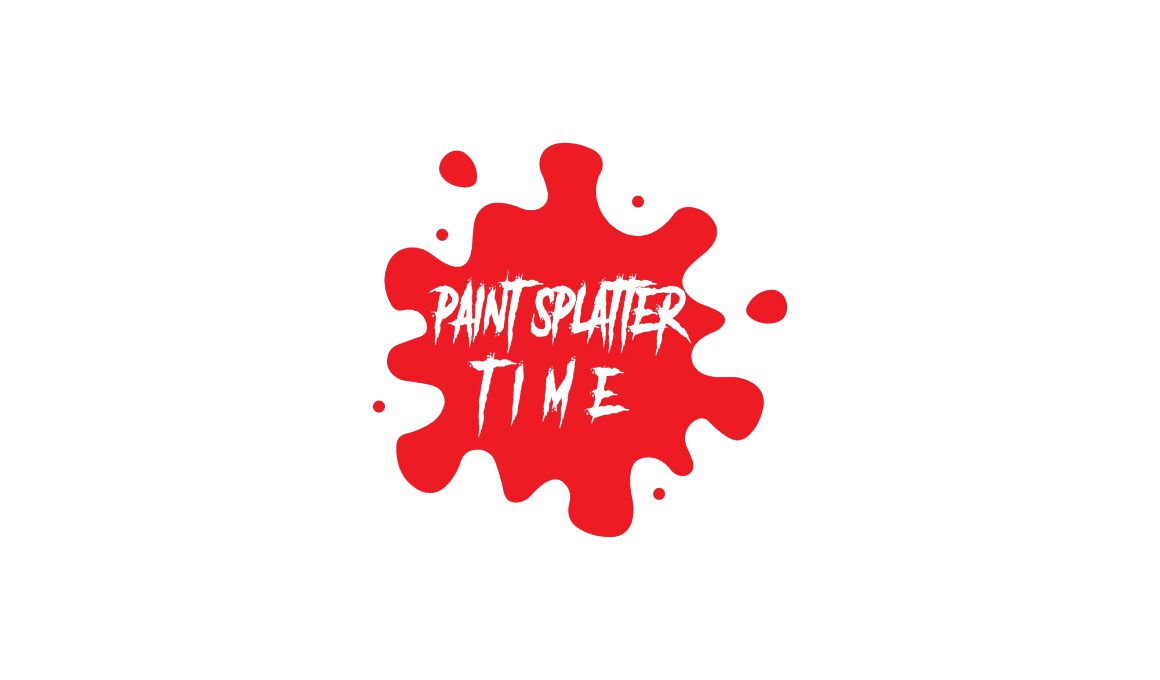 Paint Splatter Time Poster